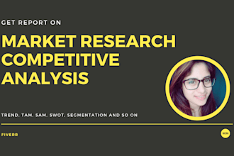 do market research and competitive analysis tam, swot, trend