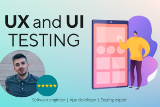 test the UX and UI of your website, app or game