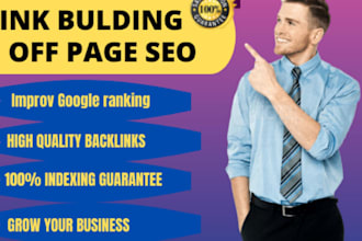 do provide high quality backlinks link bulding off page SEO