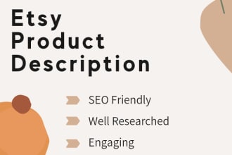 write compelling description for etsy digital product