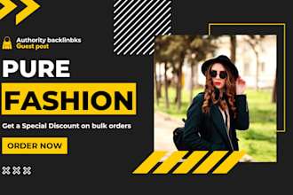 publish a fashion guest post on a high da fashion blog with an SEO backlink