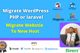 move, migrate or transfer your wordpress website in 2 hours