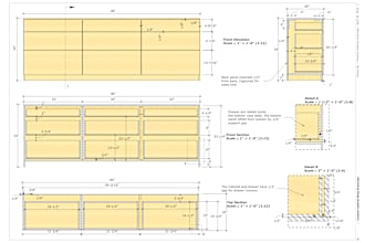 make construction plans and 3d models for your cabinets