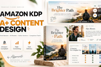 design amazon KDP a plus content and book banners