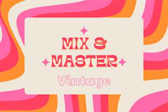 master your song with a vintage style