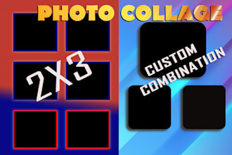 make a stunning images or photos collage for you