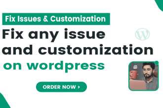 fix wordpress issues, wordpress errors and customization