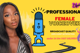 record voiceover audio files in 24hrs
