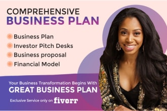 write an investor ready business plan for your startup, sba business plan writer
