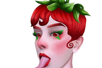 draw illustration  in any style