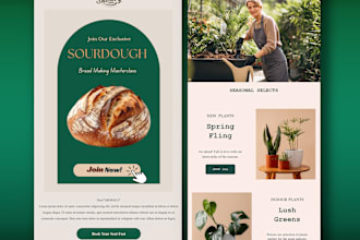 do a mailchimp email template newsletter design