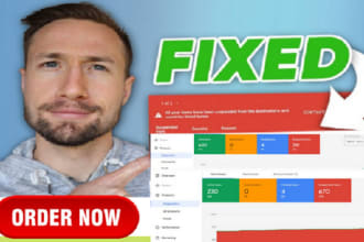 fix google merchant center suspension