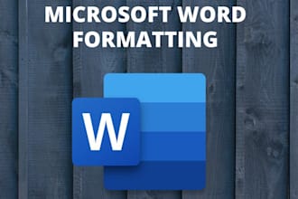 professionally create, edit, format and design ms word documents