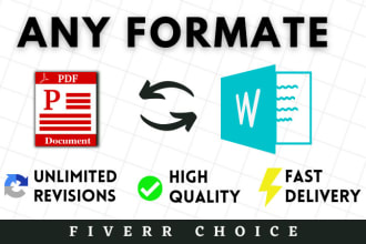 convert pdf to word or word to pdf