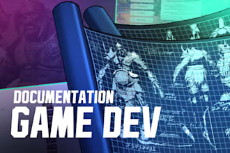 write game design documentation for you