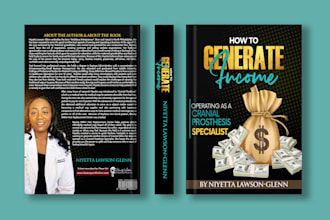 create modern, minimalist book cover design or kindle cover