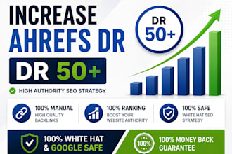 increase ahrefs DR with high authority backlinks