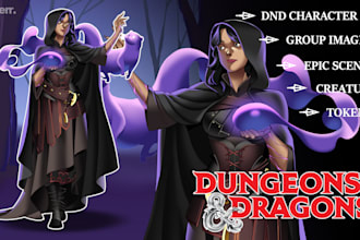 draw your dnd or original character art