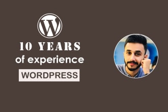 design and build a custom wordpress website