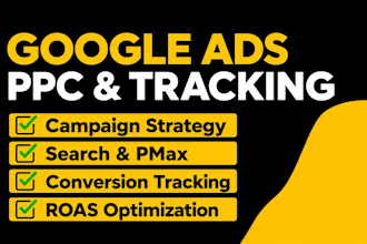 setup and manage google ads PPC campaigns, conversion tracking