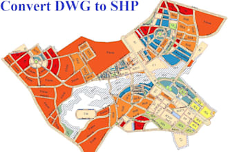 convert dwg to shp