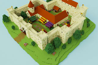 make 3d voxel art models