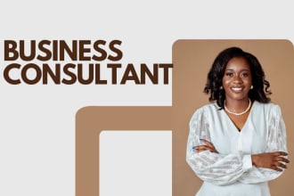 be your business consultant or coach