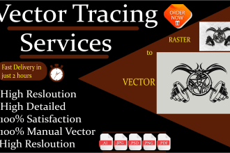 do vector tracing, logo cleanup, redraw or recreate for you