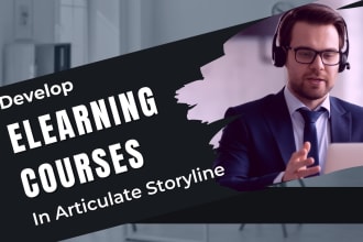 develop scorm and xapi compliant elearning course