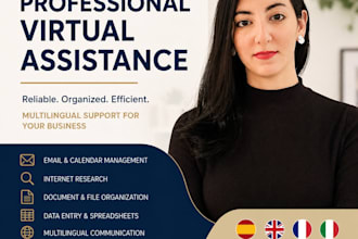 provide professional multilingual administrative support
