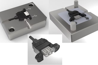 do low pressure 3d printed mold design and part design