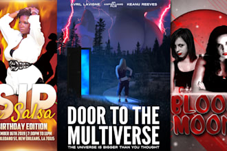 design a custom flyer, poster, or program