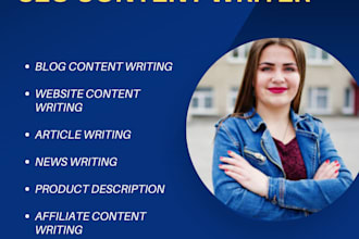 be your SEO content writer and website copywriter