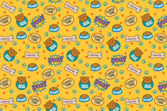 create seamless pattern design and vector pattern