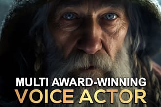 record an epic old wizard voice over for your game or trailer