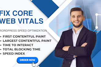 fix core web vitals lcp, cls, fcp, for wordpress speed optimization
