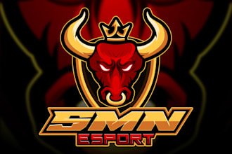 design the most aggressive esports clan logo