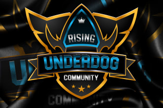 design the most aggressive esports clan logo