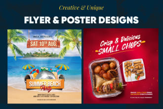 design professional business, party, club and promo flyer