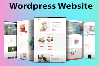 do wordpress website or landing page using elementor pro