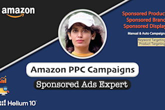 setup and manage amazon PPC sponsored advertising campaigns