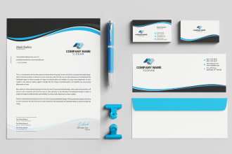 create modern,clear,creative,awesome, business card, letterhead, envelope