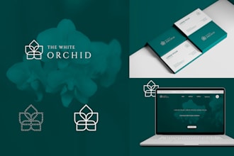 design brand style guide and minimalist logo design