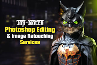do any photoshop editing and image retouching professionally