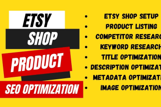 do etsy shop and products service for engage sales