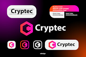 design logo for tech, crypto,  websites, metaverse, ai and apps icon