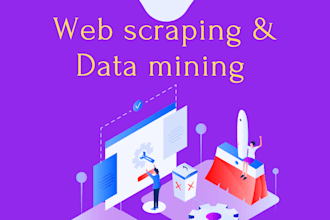 do web scraping, data mining, and extraction with python