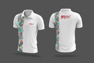 do t shirt design for your company and vector trace