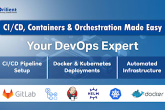 be your devops ci cd pipelines, container, kubernetes and docker expert