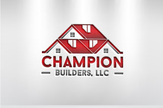 design a professional contruction, real estate logo  copyright